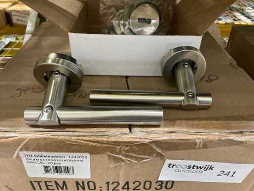 Livorno round rosette Door hardware (20x)
