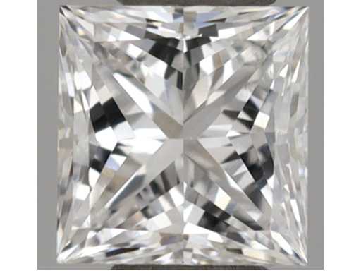 Diamant - 1.00 carat Prinses geslepen diamant (gecertificeerd)