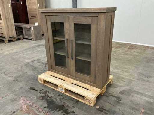 Dębowa kredens lub górna szafka 120,5x124,5x35,5cm