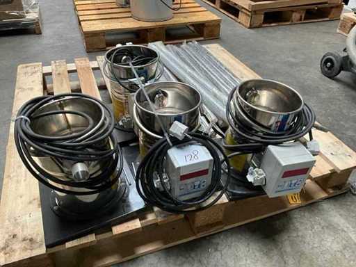 Tramoggia aspirapolvere / parti per alimentatore Dega Pixie (4x)