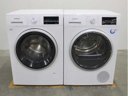 Lavatrice Siemens iQ500 iSensoric iQdrive & Asciugatrice a condensatore autopuliente Siemens iQ500 iSensoric