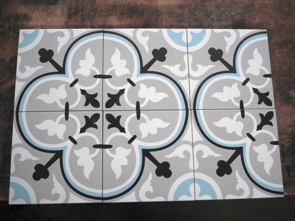 Ceramic tiles 15,6m²
