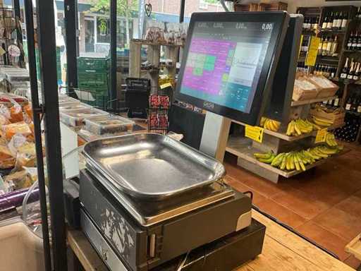 Weda / Dibal - CS Shopping Scale - Casă de marcat cu dispozitiv pin și imprimantă de bonuri