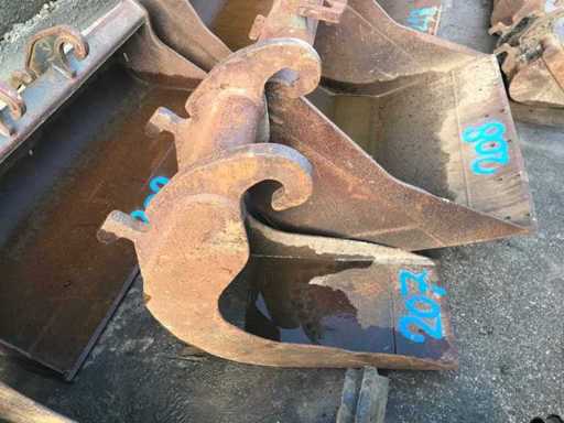 Secchio escavatore CW10 Secchio banana