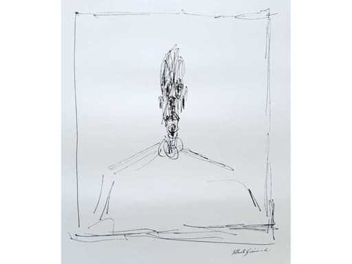 Alberto Giacometti - L'étude de la tête humaine - offset