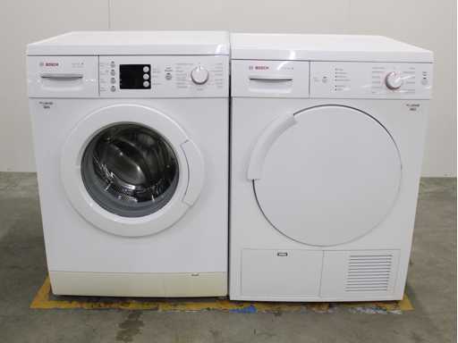 Bosch Series|4 VarioPerfect Washing Machine & Bosch Series|4 Dryer