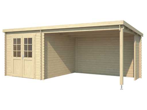 Spruce Log Cabin "Flora" - 570x275x230 cm