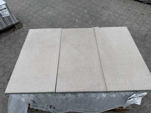 Carreaux en béton pour le jardin (environ 16,61 m²)