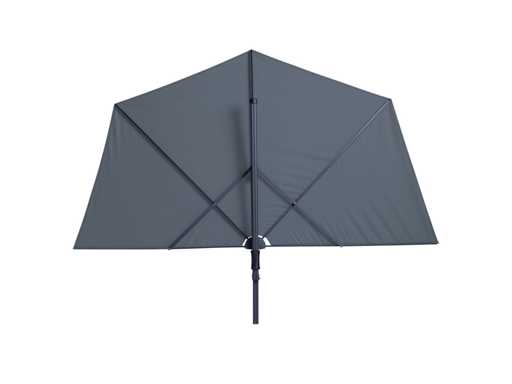 Madison – Sunwave Parasol (270x150 cm) inklusive Balkonklemme und Schutzabdeckung.