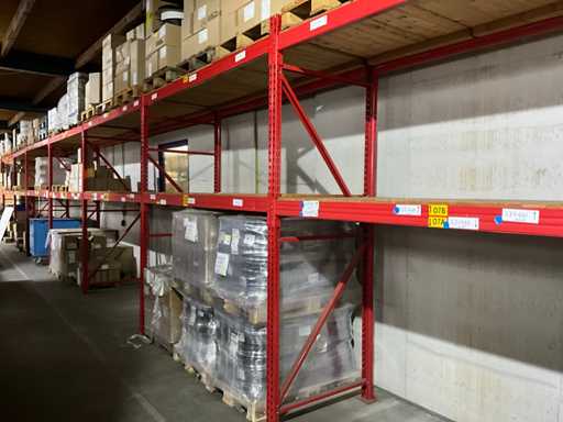 Palletstelling 33,5 meter (300cm hoog) v.v. legborden