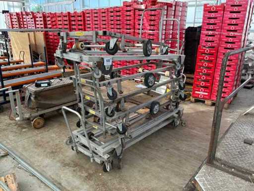 Horticultural transport trolley chassis (8x)