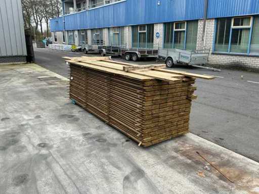 Pine Log Cabin Profile Impregnated (200x)