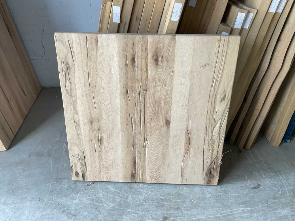 Oak table top 100x100 cm