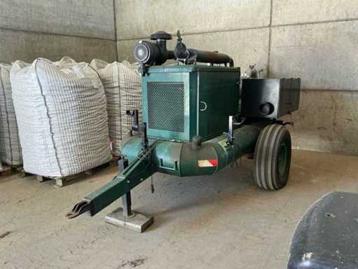 mobiele diesel aangedreven irrigatiepomp Beregeningspomp