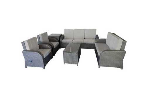 MaxxGarden 88680 Loungeset wicker 7 persoons