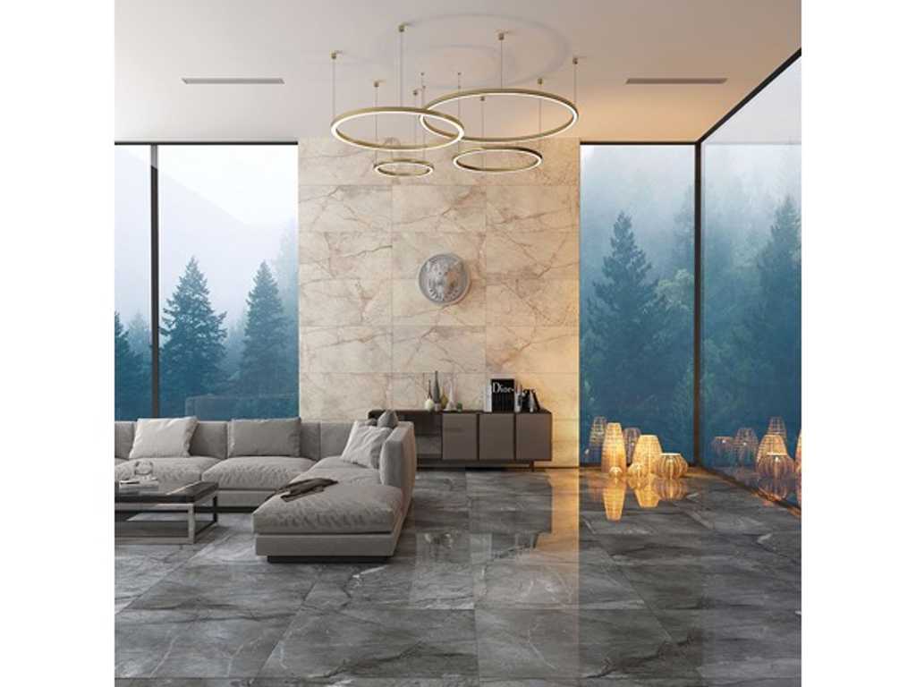 Tile Ceramic Silver 60 m²
