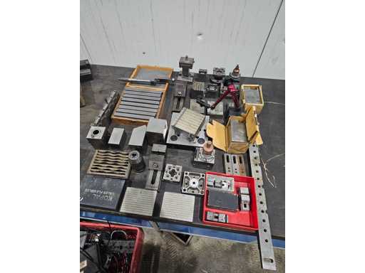 SYSTEM 3R  Lot of System 3R EDM tooling and magnetic fixtures