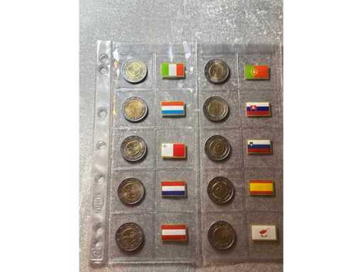 10x 2€ 10 Jahre Wirtschafts- und Währungsunion 2009