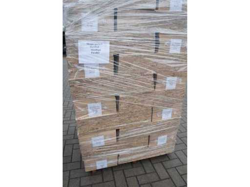 36,90 m² Parchet paralel din stejar masiv