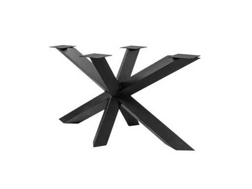 diamant stalen spinpoot gepoedercoat 8x8 150x70