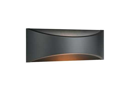 7.5W LED Wandlamp design zand zwart warm wit(2x)