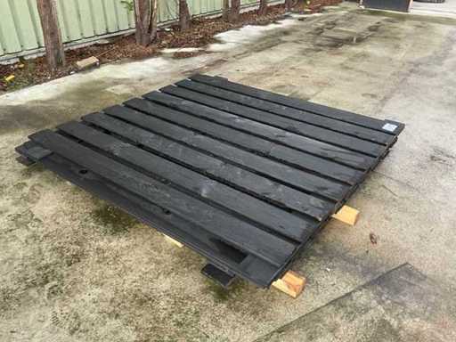 Schermo per giardino di pini (4x)