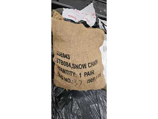 12x Paar Schneeketten 23E043 – passend für Reifen 275/70 R22.5