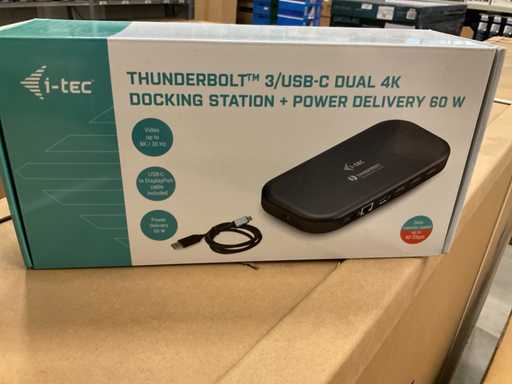 I-Tec Thunderbolt 3/USB-C Dual Dockingstations (7x)