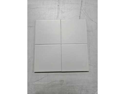 Martile Dokkums 13x13 cm – Weiß – 91,26 m²