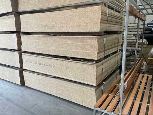 Spaanplaat kleur wit 2100x1645x16mm (24x)