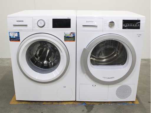 Siemens iQ500 iSensoric aquaStop Wasmachine & Siemens iQ500 iSensoric extraKlasse Wasdroger
