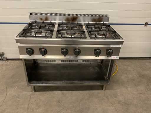 GGM Gastro 6 Pits Gasfornuis