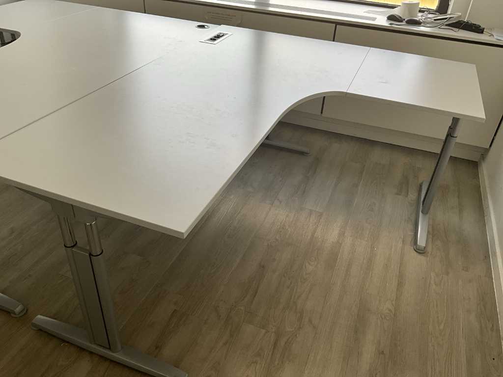 Corner desk 200x160 with socket