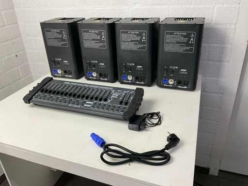 Moonlight High Impact Fire stage machine set