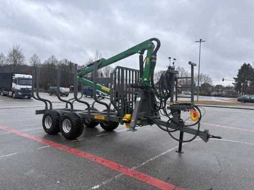 2025 PREISS TEC PT-TC670L Timber Crane NEUER Rückewagen mit Kran