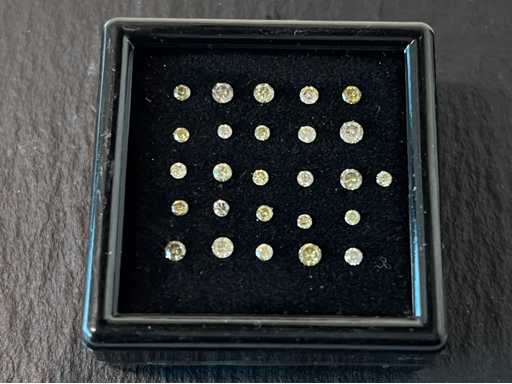 Diamant 1.00 carat natuurlijke briljant geslepen diamant