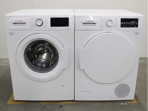 Bosch Series|6 i-Dos EcoSilence Drive Washing Machine & Bosch Series|6 SelfCleaning Condenser Dryer