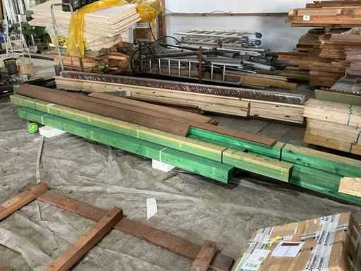Geïmpregneerde vurenhouten balken (132x)