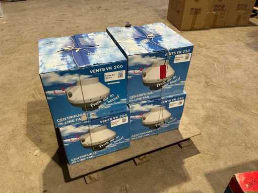 VK200/250 Lüftungsabsauger (4x)