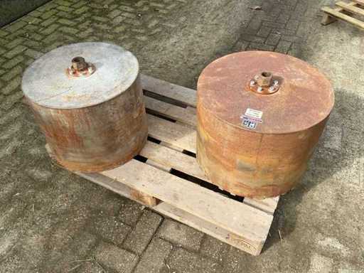 Eurostar/Iddi SB, Thick-walled Concrete Drill thick-walled 550 and 552 mm diameter (2x)