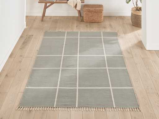 Platgeweven katoenen tapijt - 120x170 cm