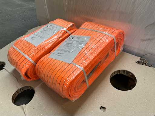 Facile à vivre - Duplex - 10 tonnes - 8 mètres - Écharpe de levage (2x)