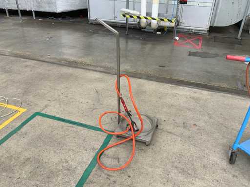 Exakter Transportwagen mit Gasbrenner