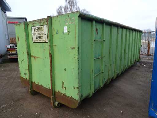 Kabel open afzetcontainer