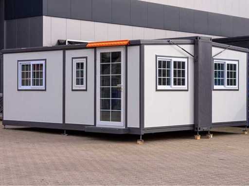 Excavators, storage tents, tools and cleaning machines.