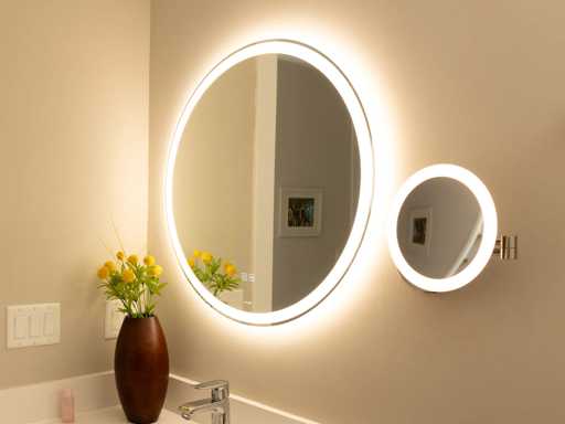 71cm 3 CCT anti-mist LED-spiegel