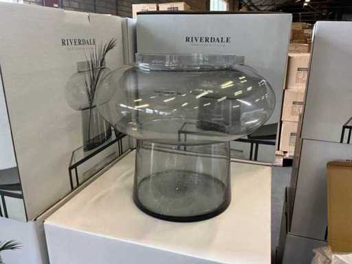 Riverdale Vaas Lune smoke 35 cm