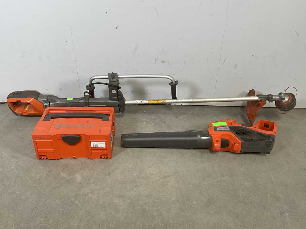 Husqvarna garden tools incl. Battery pack (2 batteries with charger)
