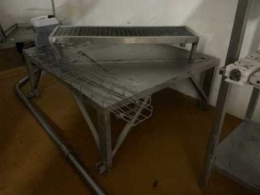Stainless steel table