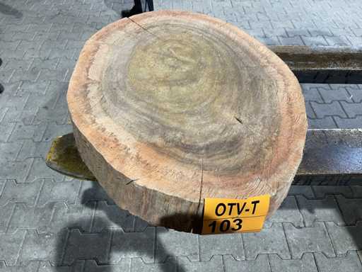 Rosewood disc, Thickness 85mm, Ø 550mm